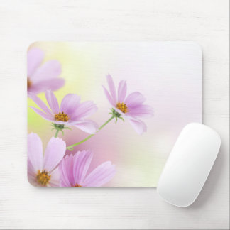 Mousepad Personalizar Imagem & Flor Rosa Aquarela