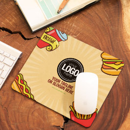 Mousepad Personalizar logotipo de empresa | Tema Hotdog do