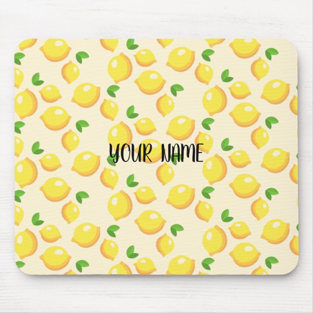 Mousepad Personalizar Padrão de Citron (Frente)