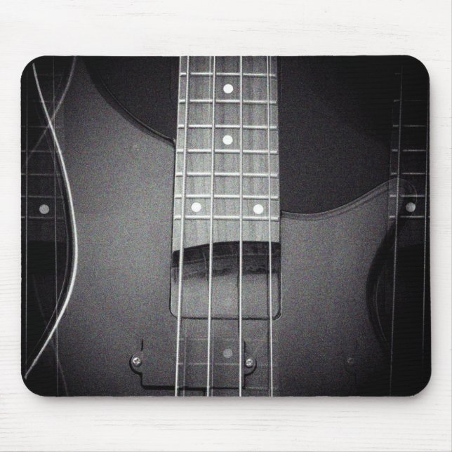 Mousepad Personalizável Bass Guitar Modern Music Modelo (Frente)