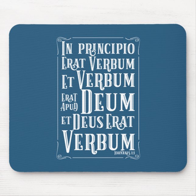 Mousepad PERSONALIZÁVEL No Principio Erat Verbum (Frente)