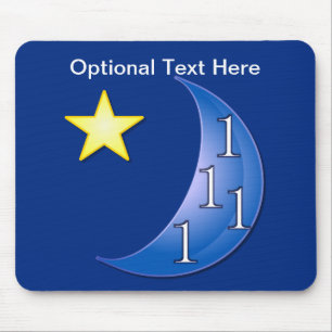 Mousepad Personalizável uma vez em uma lua azul