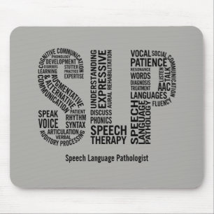 Mousepad Personalize a terapia da fala SLP
