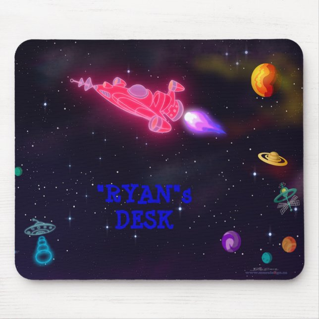 Mousepad "personalize-me!" Espaço Exterior (Frente)