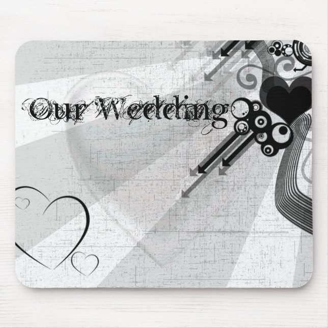 Mousepad Personalize o casamento/dia dos namorados (Frente)