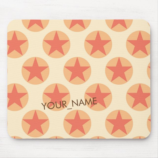 Mousepad Personalize o padrão da Estrela Vermelha pelo arma (Frente)