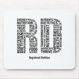 Mousepad Personalize o tapete do rato registrado do RD da