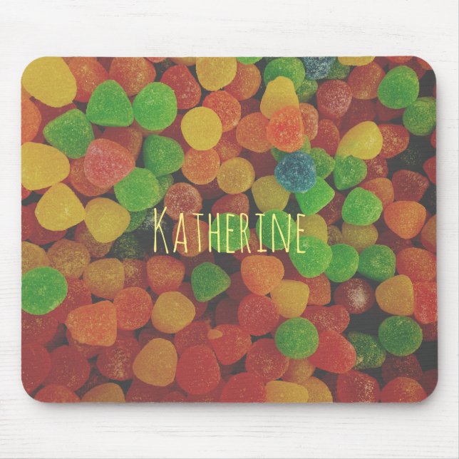 Mousepad Personalized Gumdrops Candy (Frente)