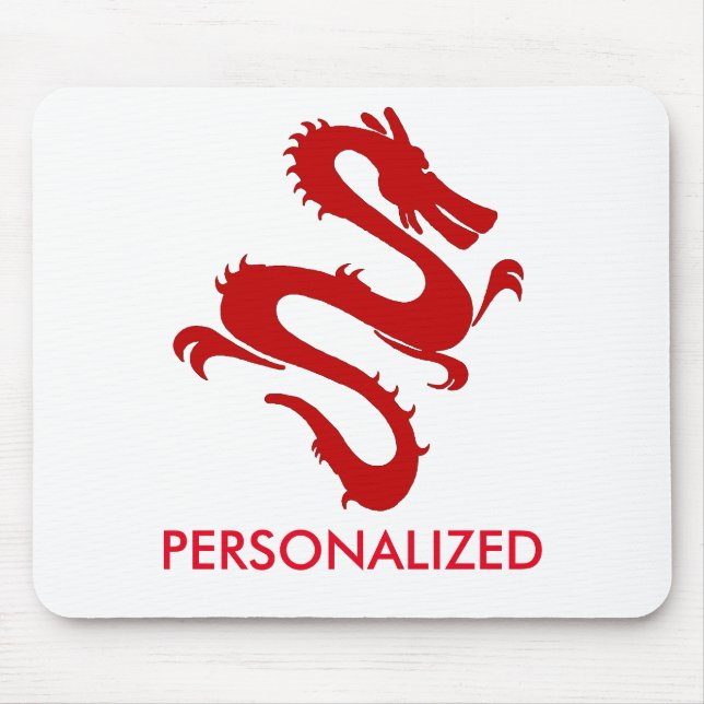 Mousepad Personalized Red Dragon (Frente)