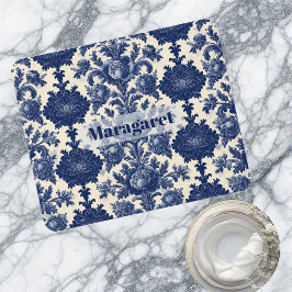 Mousepad Personalized Vintage French Floral Toile De Jouy 