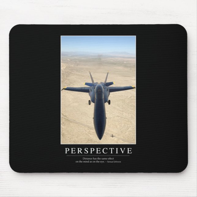 Mousepad Perspectiva: Cotação Inspirativa 1 (Frente)