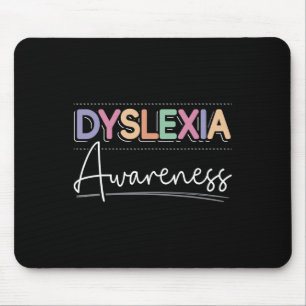 Mousepad Perturbação de Leitura de Sensibilização Ortografi