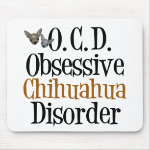 Mousepad Perturbação Obsessiva Chihuahua