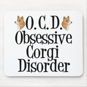Mousepad Perturbação Obsessiva do Corgi