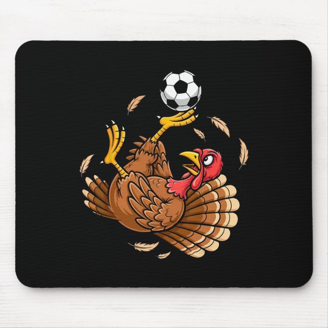 Mousepad Peru Bíblico de Bicicleta Chute Futebol Dia de Açã (Frente)