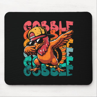 Mousepad Peru do Dia de Ação de Graças Dab Gobble Engraçado