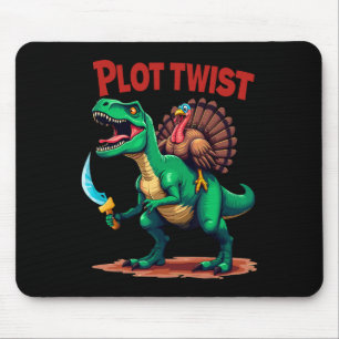 Mousepad Peru do Peru Cavalgando Dinossauro T-rex Engraçado