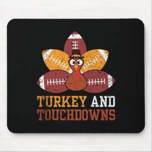 Mousepad Peru E Touchdowns Ação De Graças Footll Crianças T