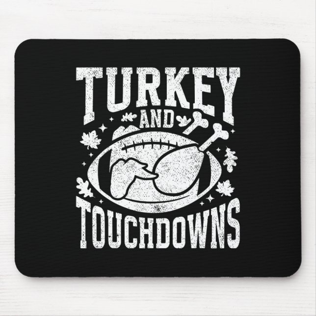 Mousepad Peru E Touchdowns Futebol Engraçado De Ação De Gra (Frente)