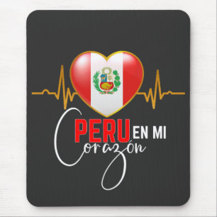 Mousepad Peru en mi Corazon Orgulho Peruano