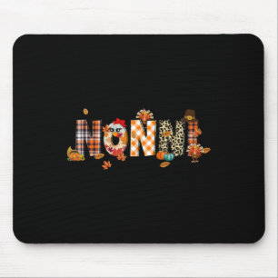 Mousepad Peru Nãoni Retro Outono Leopardo Dia de Ação de Gr