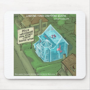 Mousepad Pesadelo de Vendas de Casas de Imóveis Engraçado