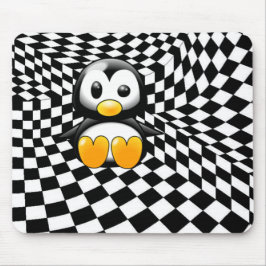 Mousepad Pesadelo dos verificadores de um pinguim