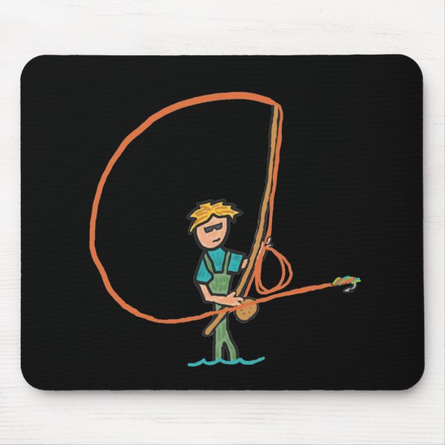 Mousepad Pesca com mosca (Frente)