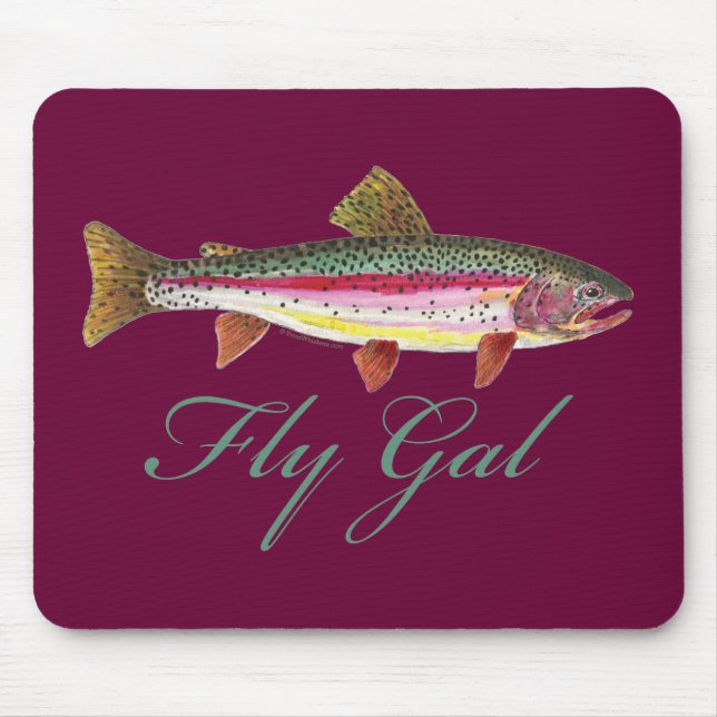 Mousepad Pesca com moscas (Frente)