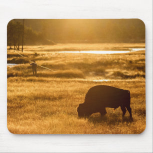 Mousepad Pesca com moscas em Yellowstone