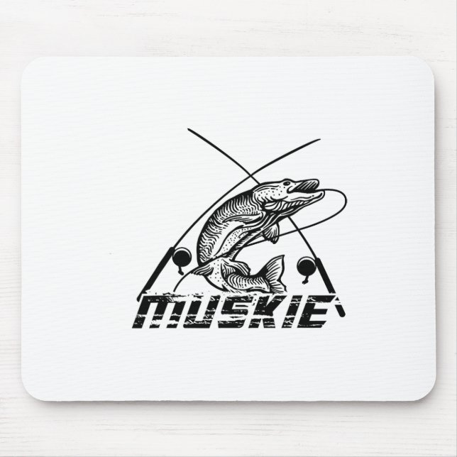 Mousepad Pesca de muskellunge (Frente)