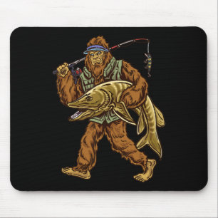 Mousepad Pesca de muskíe Bigfoot Caça de muskíe Pescadores