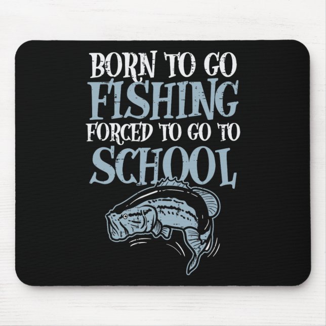 Mousepad Pesca De nasceres Forçada À Pesca De Peixe Funny B (Frente)