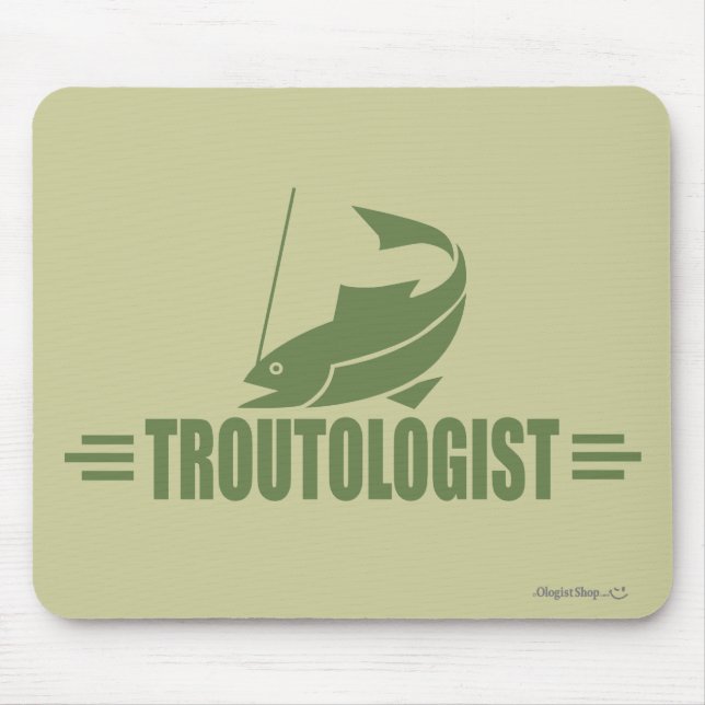 Mousepad Pesca de Trutas Humorosas (Frente)