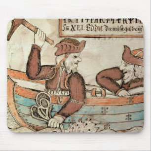 Mousepad Pesca do Thor para a serpente de Midgard