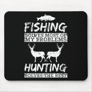 Mousepad Pesca Engraçada Resolve O Problema Dos Peixes Gran