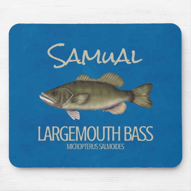 Mousepad Pesca Moderna Boca Grande Baixo Simples Anglas (Frente)