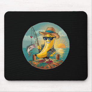 Mousepad Pesca Sortuda Banana Divertida Humor 