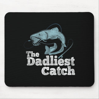 Mousepad Pescador De Pescado De Pé Mais Adormecido