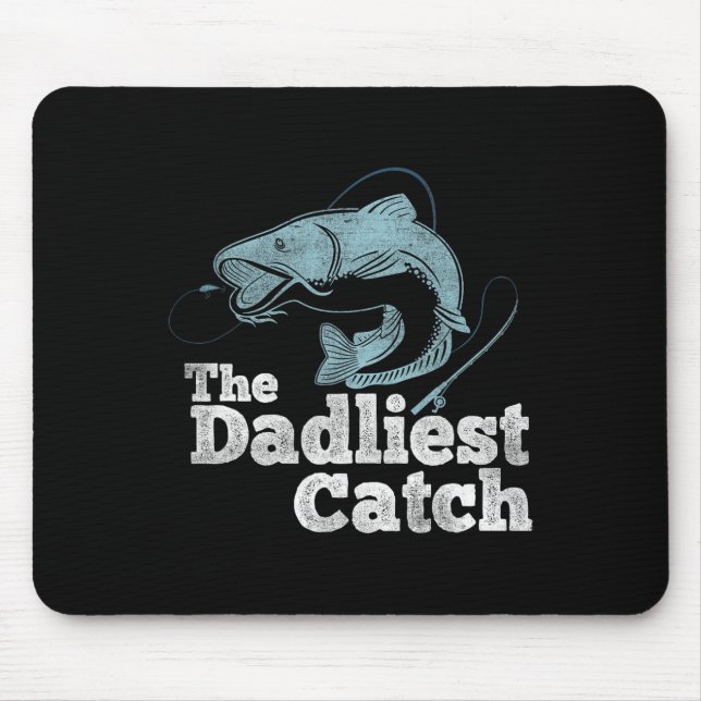 Mousepad Pescador De Pescado De Pé Mais Adormecido (Frente)