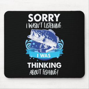 Mousepad Pescador do esporte do passatempo das citações d