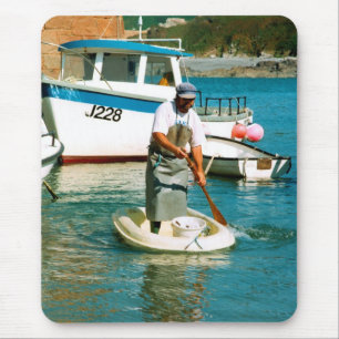 Mousepad Pescador no porto de Bonne Nuit
