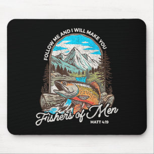 Mousepad Pescadores De Homens Mateus 4-19 Bíblia Cristã Pes