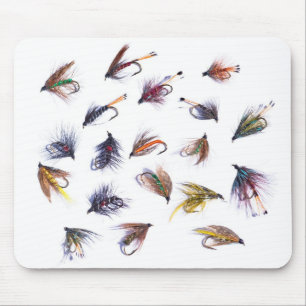 Mousepad pescando moscas