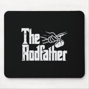 Mousepad Pescaria O Rodfather Paródia Engraçada Pai Avô Pap