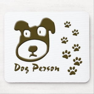 Mousepad pessoa do cão