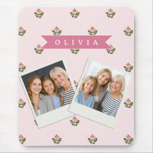 Mousepad Pessoal Delicado Botânico Floral Romântico