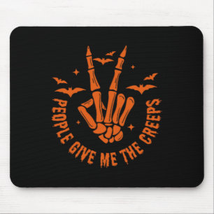 Mousepad Pessoas de queda de mão do esqueleto do Dia de as