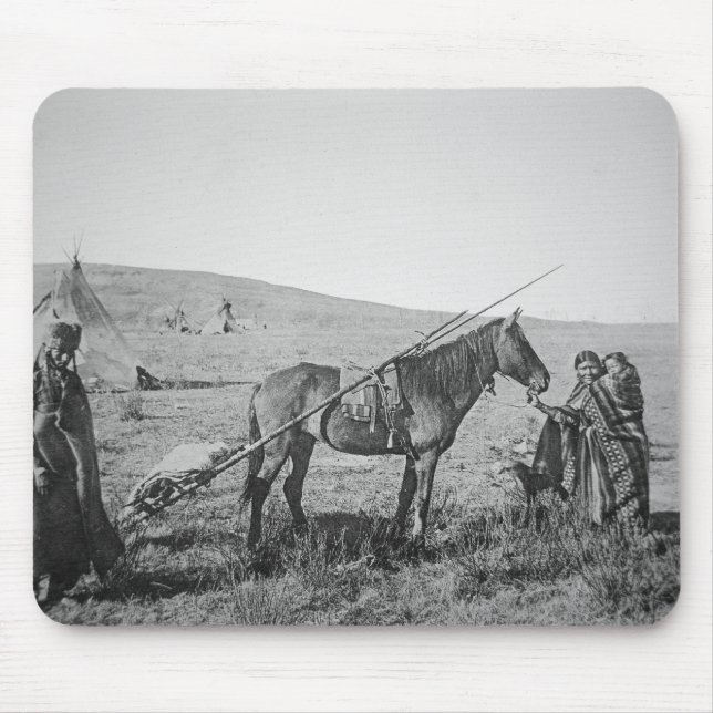 Mousepad Pessoas do Cree do nativo americano de Canadá (Frente)