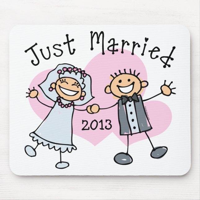 Mousepad Pessoas do recem casados da vara (Frente)